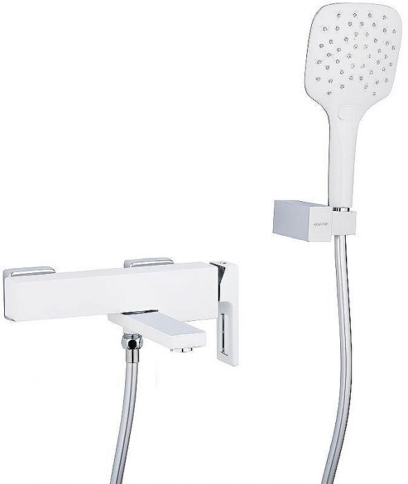 Смеситель для ванны Gappo G17-8 G3217-8 Белый Хром