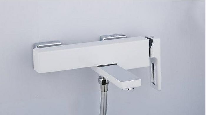 Смеситель для ванны Gappo G17-8 G3217-8 Белый Хром
