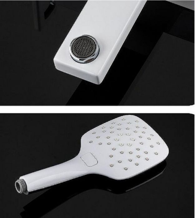 Смеситель для ванны Gappo G17-8 G3217-8 Белый Хром