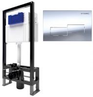 Инсталляция Bettoserb Sava Free Standing SFS40006482 для унитаза с клавишей смыва цвет Хром глянцевый