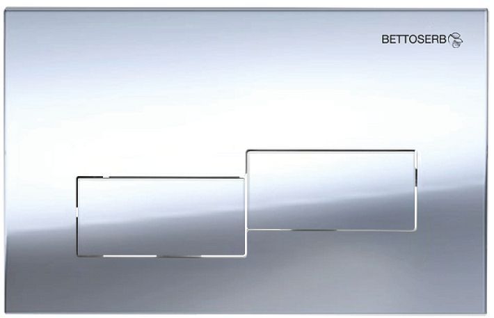 Инсталляция Bettoserb Sava Free Standing SFS40006482 для унитаза с клавишей смыва цвет Хром глянцевый