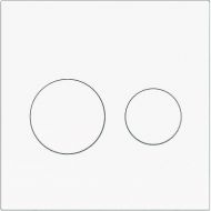 Клавиша смыва KK POL P01 SPP/174/0/K Белая глянцевая