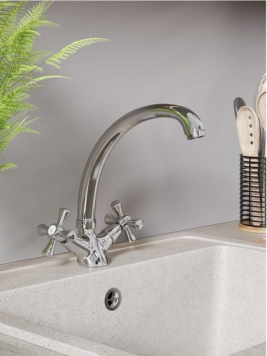 Смеситель для кухни Orange Classic Pro M72-002cr Хром