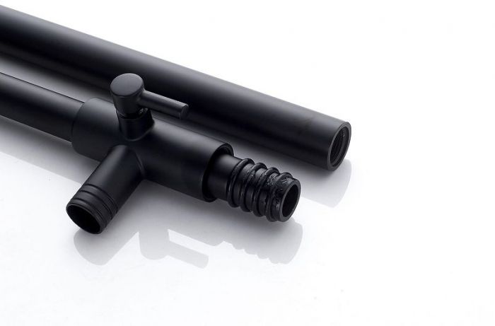 Душевая система Knotlor Stable KN-23/BL цвет Матовый черный