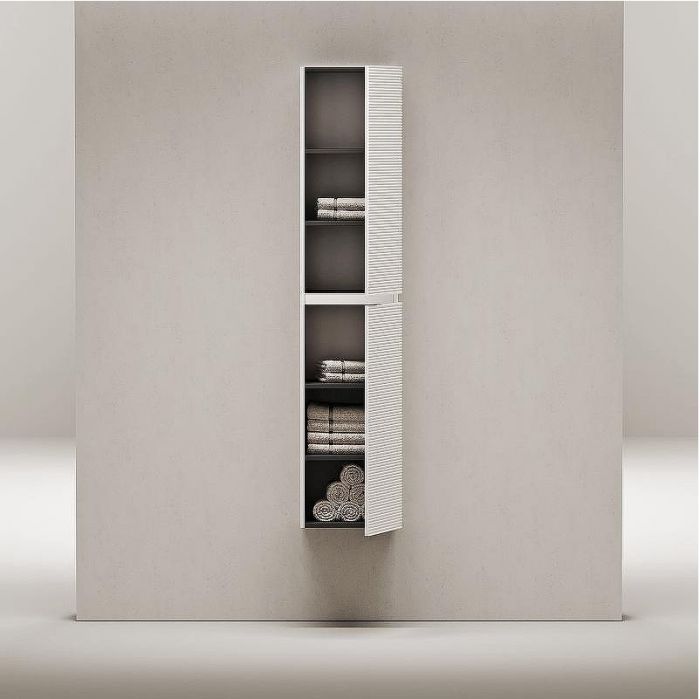 Шкаф пенал Sancos Folk 35 PFL35W подвесной Bianco