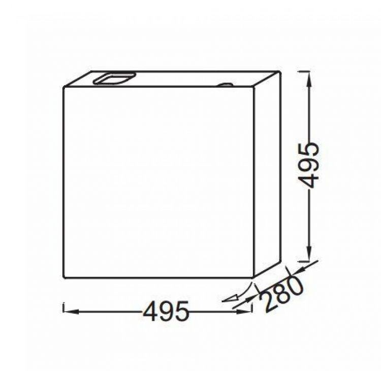 Тумба под раковину 50 см Jacob Delafon Terrace EB1178-N23 ледяной коричневый лак