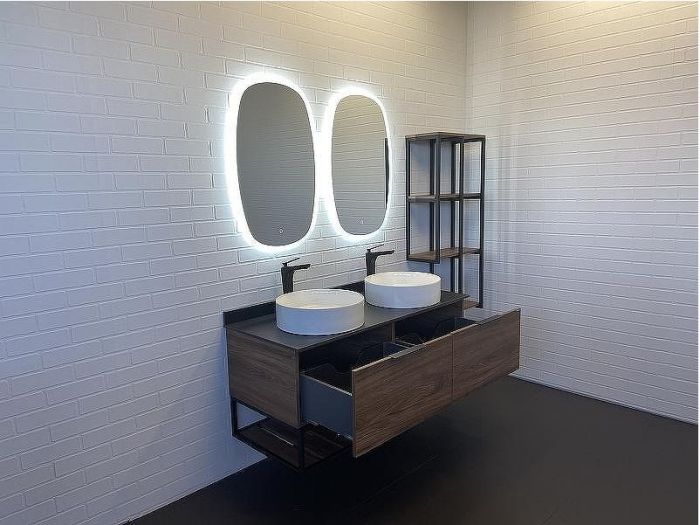 Стеллаж Comforty Порто 50 00-00000829 подвесной Дуб темно-коричневый