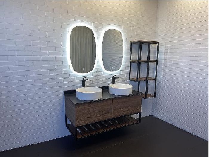 Стеллаж Comforty Порто 50 00-00000829 подвесной Дуб темно-коричневый