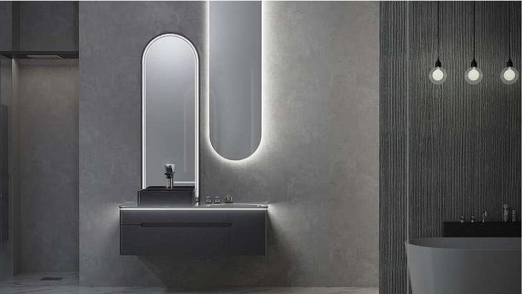 Зеркало Jorno Shine 48 Shi.02.48/A с подсветкой с бесконтактным выключателем