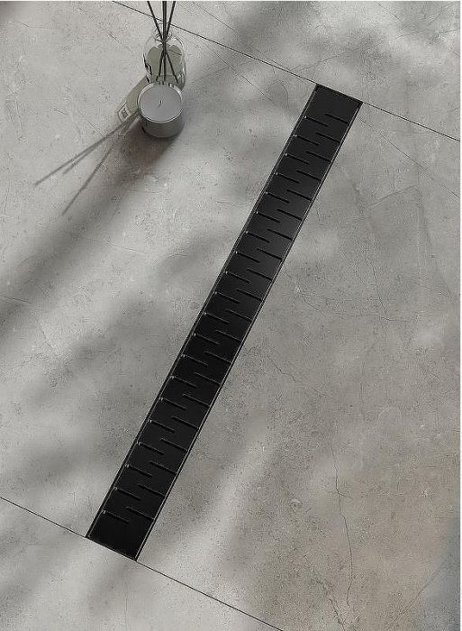 Душевой лоток Raglo 70 R651.70.09 с Черной матовой решеткой