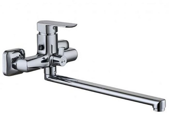 Смеситель для ванны Aquanet Cinetic AF120-21С универсальный Хром