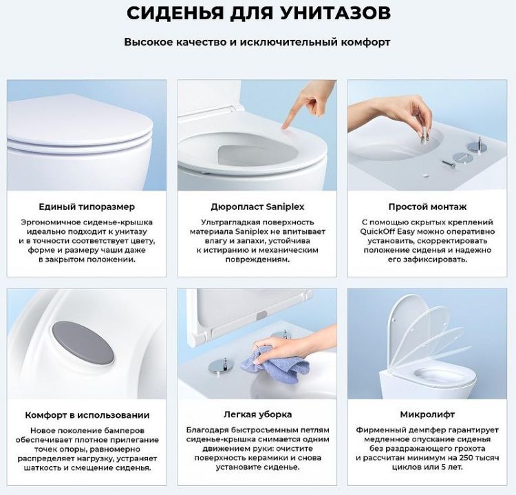 Унитаз Wellsee Chalice Perfection 182608001 подвесной цвет Белый матовый с сиденьем Микролифт