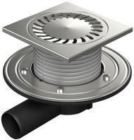 Душевой трап Paini 381E с решеткой Хром