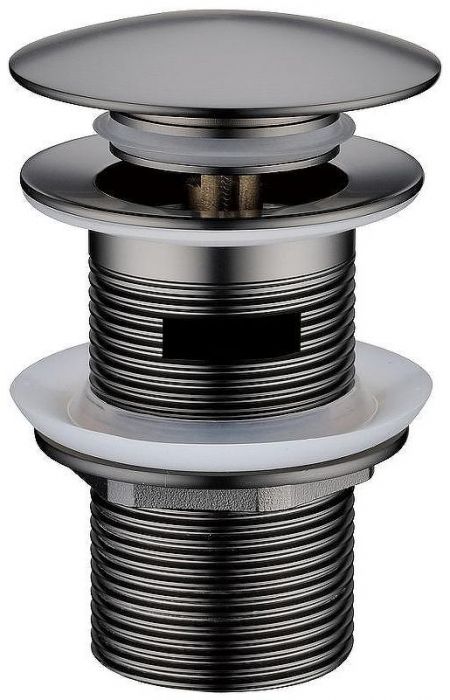 Донный клапан Boheme 612/2-GM click-clack Оружейная сталь