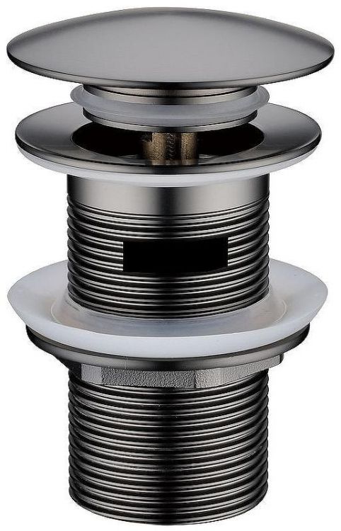 Донный клапан Boheme 612/2-GM click-clack Оружейная сталь