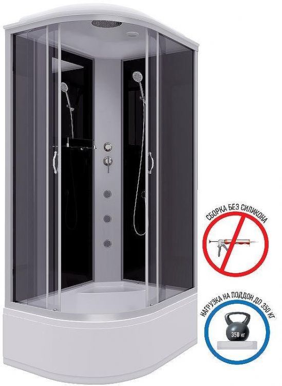 Душевая кабина Niagara Classic 120x80 R NG-2510-14RG с гидромассажем