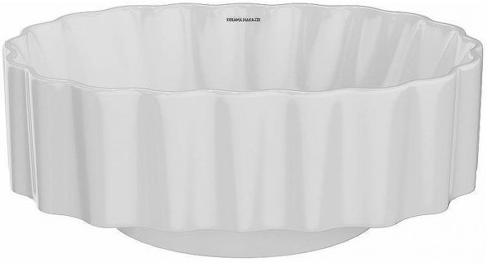 Раковина Kerama Marazzi Artbasin Conchiglia 50 CC.wb.50\WHT Белая глянцевая