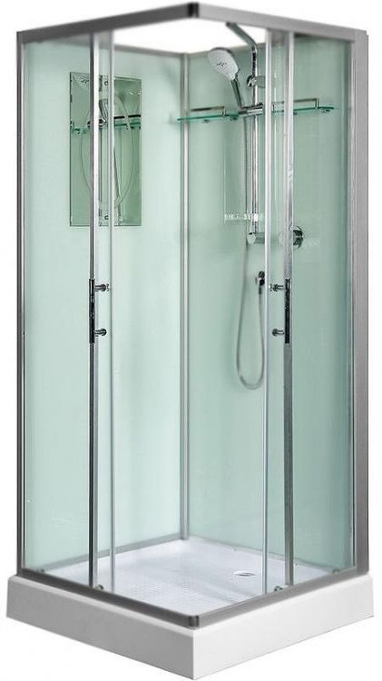 Душевая кабина WeltWasser WW500 Laine 901 90x90 10000003259 профиль Хром стекло прозрачное