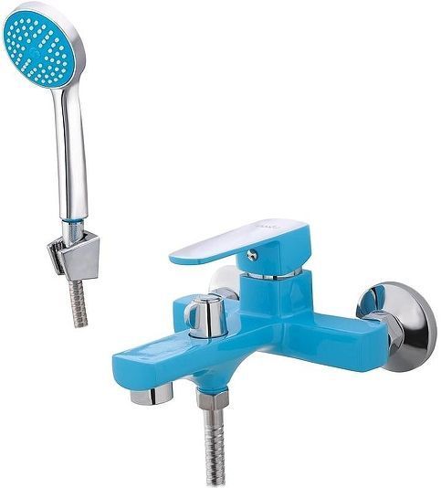 Смеситель для ванны Ekko E32304 цвет Хром Синий