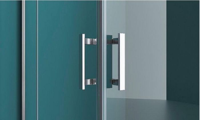 Душевой уголок BelBagno Kraft 90х80 KRAFT-AH-22-90/80-C-Cr-R профиль Хром стекло прозрачное