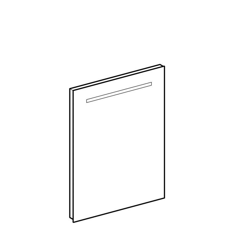 Зеркало Geberit Renova Nr.1 Comprimo с подсветкой, 50x4, [862350000]