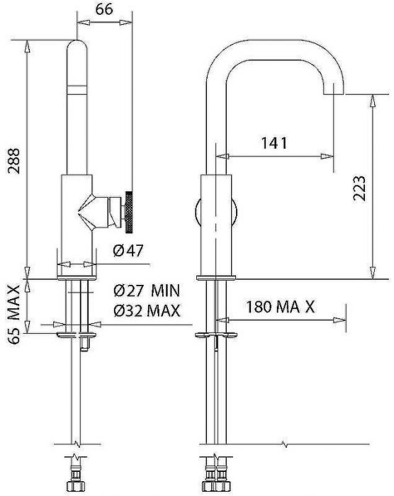 Смеситель для раковины Migliore Reversa 28207 Золото