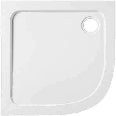 Душевой поддон из материала Flight Jacob Delafon Flight 90x90 радиальный Белый