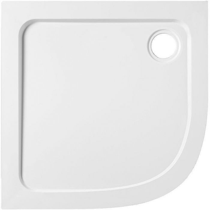 Душевой поддон из материала Flight Jacob Delafon Flight 90x90 радиальный Белый