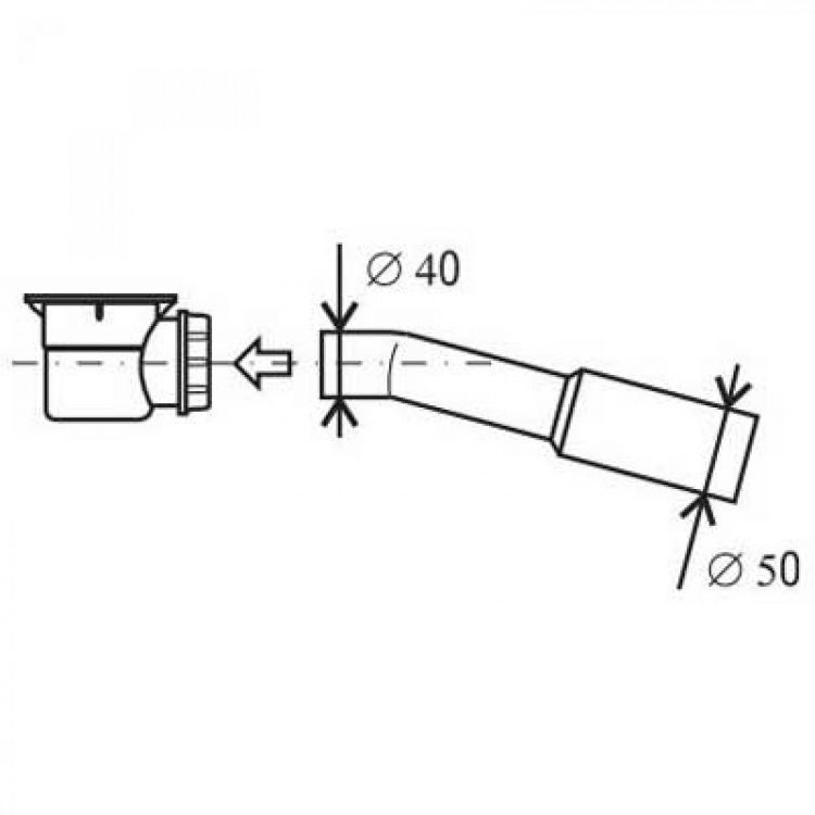 Редуктор для сифона Ravak 40/50 мм X01304