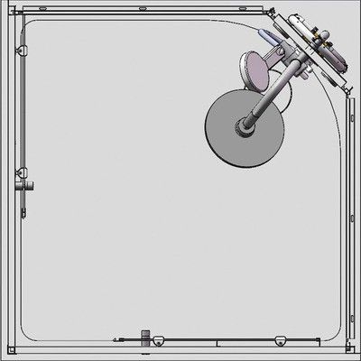 Душевая кабина BelBagno Uno Cab A 2 90 P Cr TOP