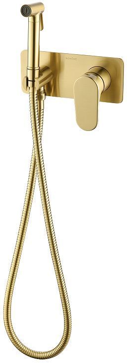 Гигиенический душ со смесителем Boheme Spectre 457-MG цвет Золото матовое