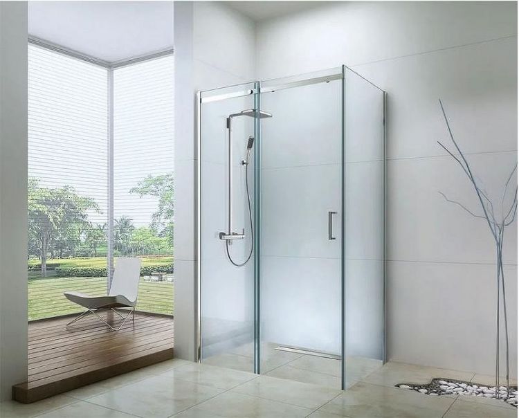 Душевой уголок Berges Melita 120х80 061017 профиль Хром стекло прозрачное Душевой уголок Berges Melita 120х80 061017 профиль Хром стекло прозрачное