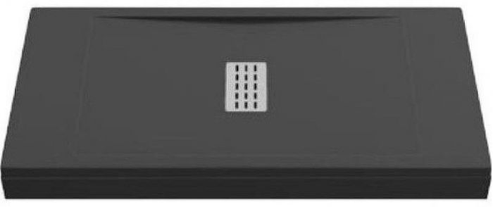 Душевой поддон из искусственного камня Creto Etna 120x80 2-0058 Черный