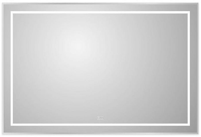Зеркало BelBagno Kraft 120 SPC-KRAFT-1200-800-LED-TCH-WARM с подсветкой Сатин с сенсорным выключателем и подогревом