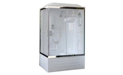 Душевая кабина Royal Bath RB 8120BP1-T-CH (прозрачное) правая