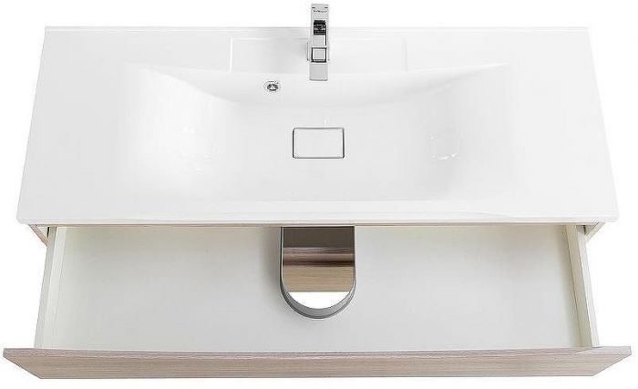 Тумба под раковину BelBagno Marino 110 MARINO-1100-2C-SO-RG-P подвесная Rovere Grigio