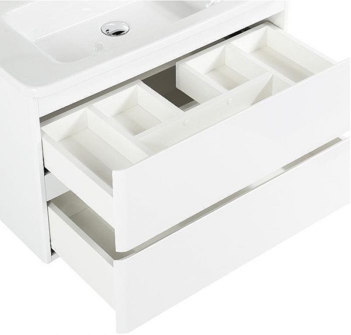 Тумба под раковину BelBagno 105 ALBANO-CER-1050-2C-SO-BL подвесная Bianco Lucido