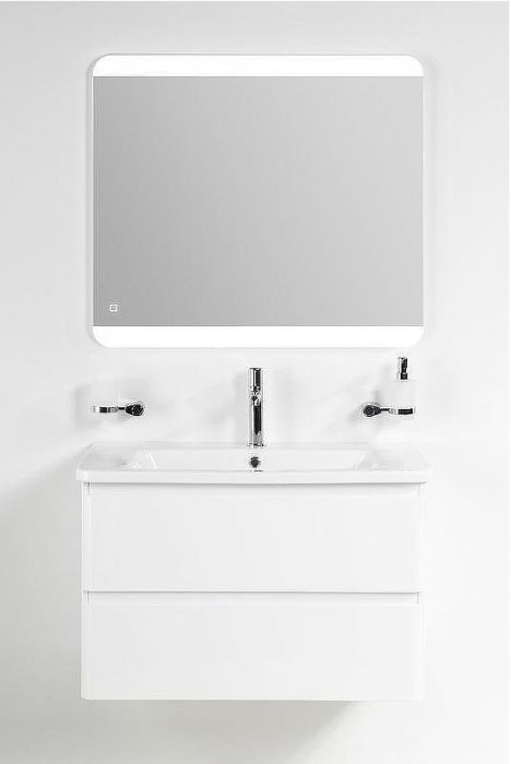 Тумба под раковину BelBagno 105 ALBANO-CER-1050-2C-SO-BL подвесная Bianco Lucido