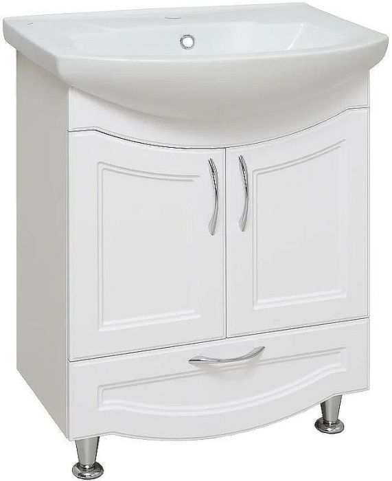 Тумба под раковину Runo Неаполь 65 00-00001033 Белая