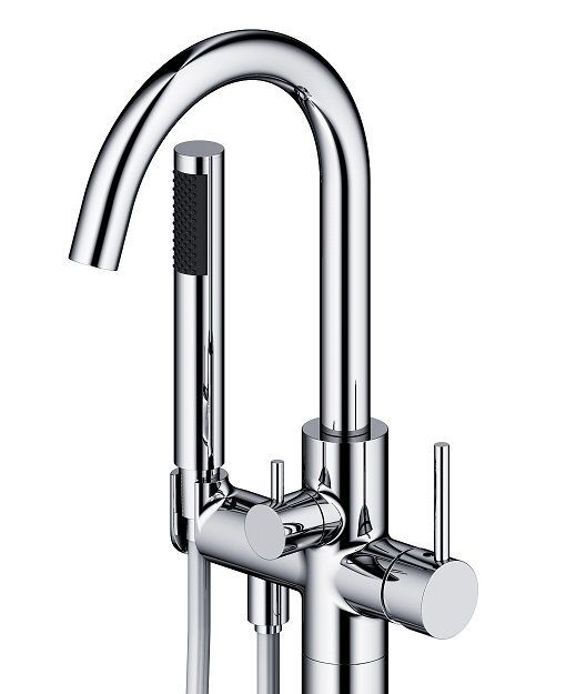 Смеситель напольный для ванны с душем Timo Saona 2310/00Y-CR хром Смеситель напольный для ванны с душем Timo Saona 2310/00Y-CR хром