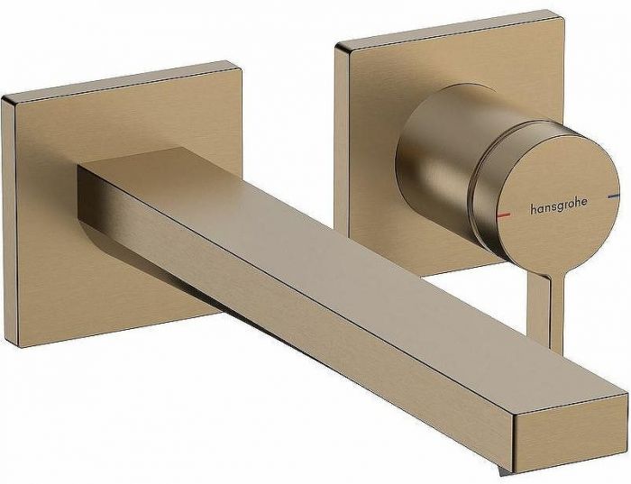 Смеситель для раковины Hansgrohe Tecturis E 73051140 Бронза