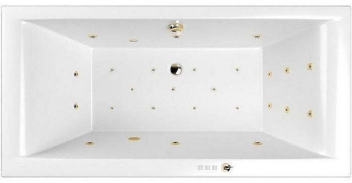 Акриловая ванна Whitecross Savia Duo 170x80 0103.170080.100.ULTRA.GL с гидромассажем