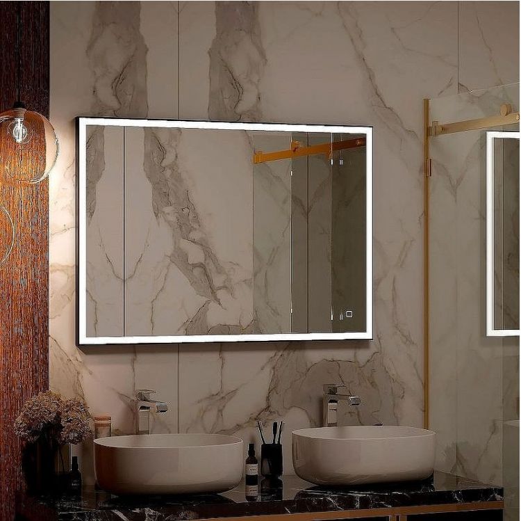 Зеркало Континент Solid 900x700 ЗЛП1617 с подсветкой с сенсорным выключателем