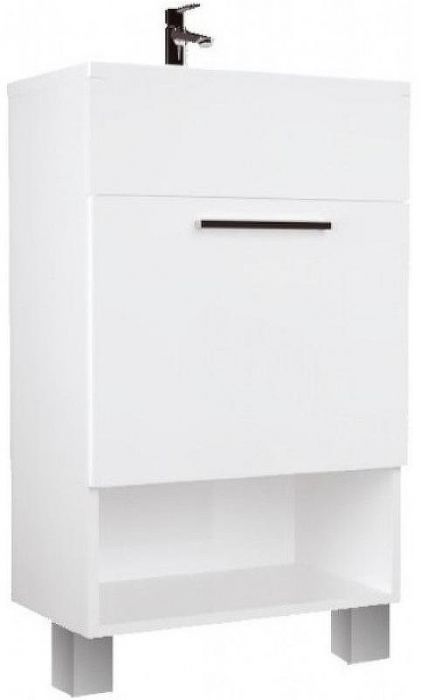 Тумба с раковиной 1MarKa July 50Н У85932 Белый глянец