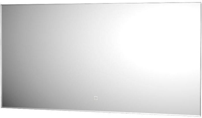 Зеркало Defesto Glow 100х50 DF 2515SH с подсветкой 28W-3000К/с фацетом/Сенсорный выключатель/Теплый белый свет