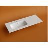 Раковина накладная мебельная CERAMICANOVA Element, чаша слева, с отверстием под смеситель, CN7006L