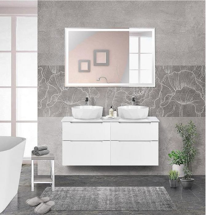 Тумба под раковину BelBagno Etna-H60 60 ETNA-H60-600-2C-SO-BL-P подвесная Bianco Lucido