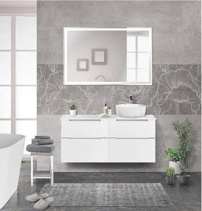 Тумба под раковину BelBagno Etna-H60 60 ETNA-H60-600-2C-SO-BL-P подвесная Bianco Lucido