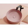 Умывальник CERAMICANOVA Element чаша накладная круглая (цвет Розовый Матовый) CN6057MP