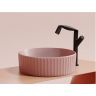 Умывальник CERAMICANOVA Element чаша накладная круглая (цвет Розовый Матовый) CN6057MP